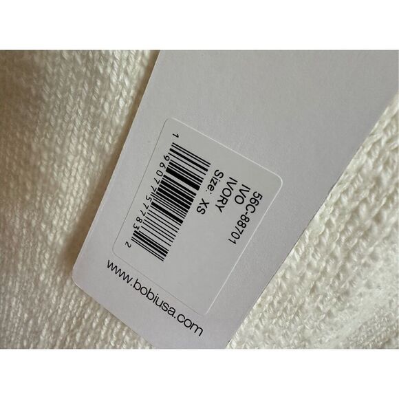 Bobi Los Angeles Knit Sweater 100% Cotton Size XS - Picture 6 of 6